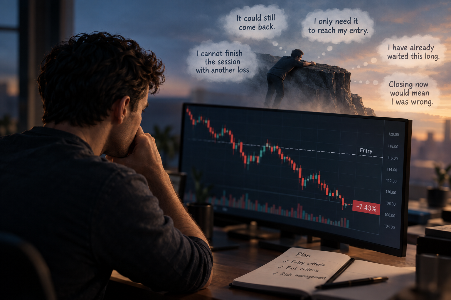 Loss Aversion Trading Traps: Why Holding Losers Feels Safer — TradeSthira resource